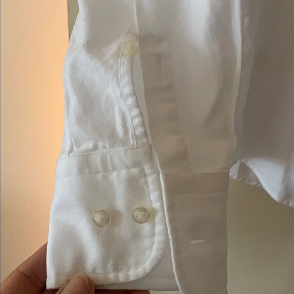 Boss by Hugo Boss white 💯 Cotton Shirt sz 15 NWT - Picture 5 of 7
